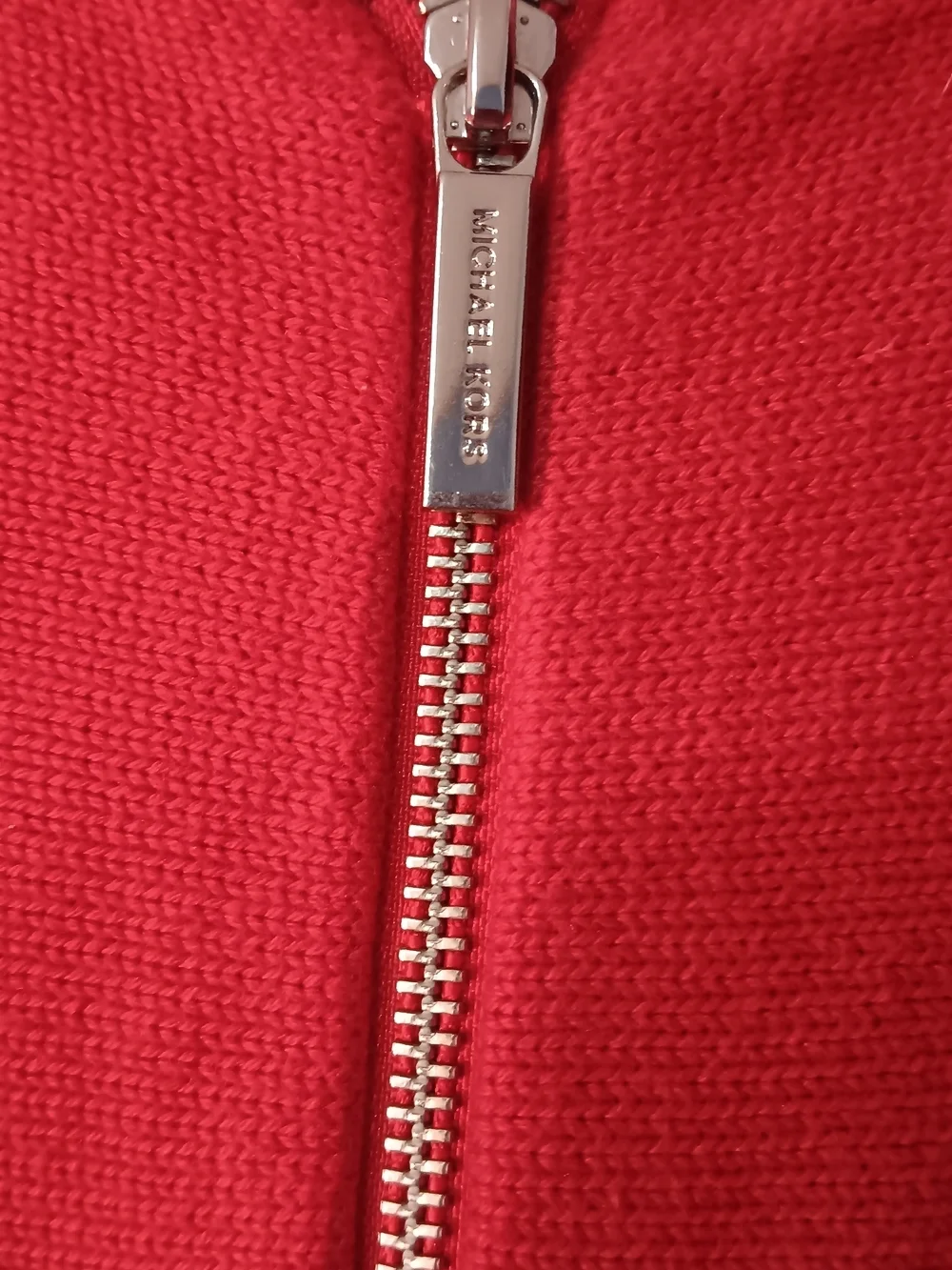 Michael Kors Red Long Sleeve Sweater Tunic Top